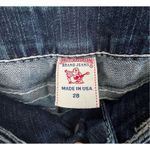 True Religion  Low Rise Dark Wash Flared Denim Jeans Photo 2