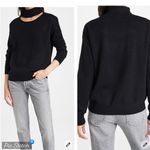 Line and Dot  Harper Cut Out Turtleneck Sweater Black Photo 1