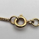 Danbury Mint Gold Plated Sterling Silver & Diamond Cat & Moon Pendant Necklace Gold Photo 5