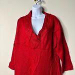Allison Brittney  Red Acrylic Sweater 3X Photo 1