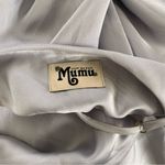 Show Me Your Mumu  Tuscany Maxi Dress Silver Luxe Satin Photo 3