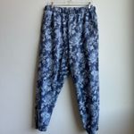 Love Shack Fancy GAP X Blue Floral Jogger Lounge Pants Preppy Cochette Size XL Photo 1