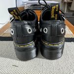 Dr. Martens Dr. Marttens AUDRICK HARDWARE LEATHER PLATFORM SHOE Women 8 Black Nappa Lux Punk Photo 7