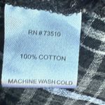 Ivy Jane  Black and‎ White Plaid Yellow Red Embroidery Tunic Sz M Photo 7