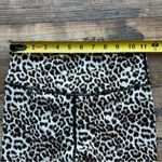 Zyia Active Womens Scrunchy High Rise Leopard Ruched Back Leggings Size 6 Photo 2