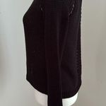 ZARA knit Black Knit Open Back Sweater sz S Photo 3