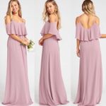 Show Me Your Mumu NWT Caitlin ruffle maxi dress in antique rose SMALL Photo 1