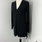 Trouve XS Black Long Sleeve Plunge V Photo 2