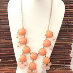 J.Crew  Gold Tone Bauble Bib Necklace Photo 0
