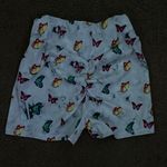 butterfly stretchy high waisted shorts Photo 1