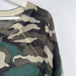 J.Crew Size S Sweatshirt Sweater In Camo Merino Wool Long Sleeve Women's Soft Photo 6