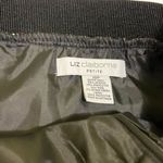 Liz Claiborne ABM Sz 10 Pencil skirt black white lined petite 10p Zipper Photo 4