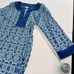 NWT Cabana‎ Life Blue Road Map Geometric Tunic Dress Size XL Photo 7