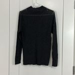 Maxsport Large Black Long Sleeve Mock Neck Lightweight Knit Sweater Photo 5