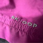 SKHOOP insulated outdoor mini puffer skirt Purple Zip Photo 1