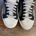 P448  Thea Fujy Black & Silver You Can Surf Later Sneaker - Sz 38 (US 7.5-8) 🧡🎀 Photo 4