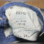 Urban Outfitters BDG Mid Rise Straight Denim Jeans,Medium Wash, Size 25W, 26L Photo 4