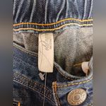 Old Navy  vintage inspired front pocket elasticwaist Maternity Jeans, UNDER BELLY Photo 2