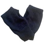 Cozy Black Fuzzy Fingerless Winter Gloves With Fleece Interior Lining Photo 4