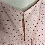 Old Navy Cottage Acorn Print Dainty Feminine Flare Sleeve Blouse Petal Pink Photo 7