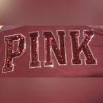 PINK - Victoria's Secret PINK Victoria’s Secret V Neck Long Sleeve BLING Tshirt Size Large Photo 5
