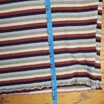 American Eagle  Striped‎ Crop Top Lettice Hem Summer Utility Y2K 90s Retro Size L Photo 4