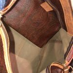 ETRO Milano Red Paisley Boston Weekend Bag With Carry Strap 50 Photo 11