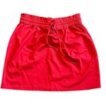 VERO MODA  Woman’s Elastic Waist Red Classic Mini Skirt Size XL Photo 0