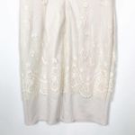 Tadashi Shoji Cream Lace Overlay Sheath Dress Photo 7