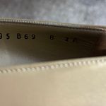 Salvatore Ferragamo Vintage  Gold Leather Pumps Heel Italy Shoes Size 8 Photo 4