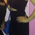 Mystic Middle Cut Out Black Dress Photo 2