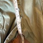 Joie  green utility seam front tie waist tapered pant small Photo 3