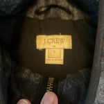 JCrew Factory Grey/Black Plaid Quilted Vest Size Large Gray Photo 6