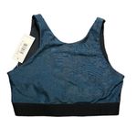 𝅺heroine Sport NWT ‘Swap’ Sports Bra in ‘Arctic Camo’ Navy Blue Size Medium Photo 2