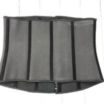 Womens Waist Trainer‎ Large Black Breathable Latex Shaper Photo 2