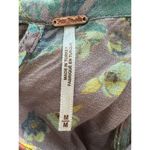 Free People  Gray Floral Halter Dress Size Medium Photo 2