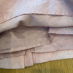 None Vtg Ultrasuede Skirt Pink Vegan Pencil Slim Small Photo 2
