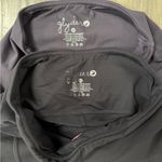 Glyder Black and Gray Crop Leggings Photo 4