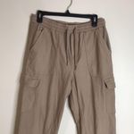 Athleta Farallon Cargo Crop Lifestyle Travel Pants cotton blend size 6 Photo 2