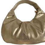 INC International Concepts Bag Purse KJ Gold Hobo Crescent Medium Handbag Bag Photo 12
