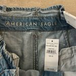 American Eagle Outfitters Blue Mom Shorts with Belt Photo 1