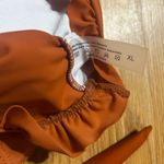 Women’s XL Chocolate Ruffle high waisted Bikini Set NWOT Brown Photo 2