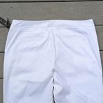 Metaphor NWT  Sateen White Ankle Pants | White Ankle Pants Photo 9