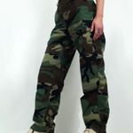 Y2K Women’s Cargo Hot Weather Combat Trousers in Woodland Camo Small Regular Photo 3