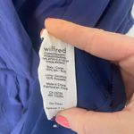 Aritzia Wilfred Sabine Dress Silk Cobalt Blue Size XS Photo 4