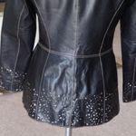 Classiques Black Leather Jacket From Nordstrom Size 4 Photo 4