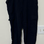 Theory  Blue Ankle Cropped Pants‎ Size 4 Photo 0