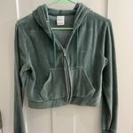 Urban Outfitters iets frans velour zip up Photo 0