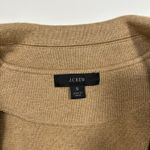 J.Crew EUC  Cecile Wool Blend Camel Knit Relaxed Blazer Single Button Cardigan Sm Photo 3