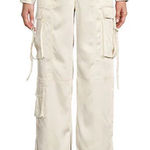 Gianni Bini  Cream Wide Leg Cargo Pants Photo 0